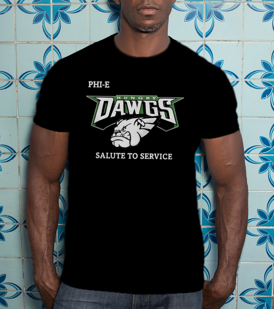 PHI K Hungry Dawgs Salute To Service T-Shirt