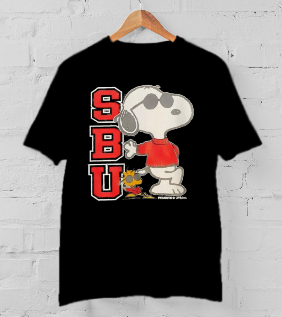 Snoopy Joe Cool SBU Peanuts Woodstock Vintage Retro Style T-Shirt