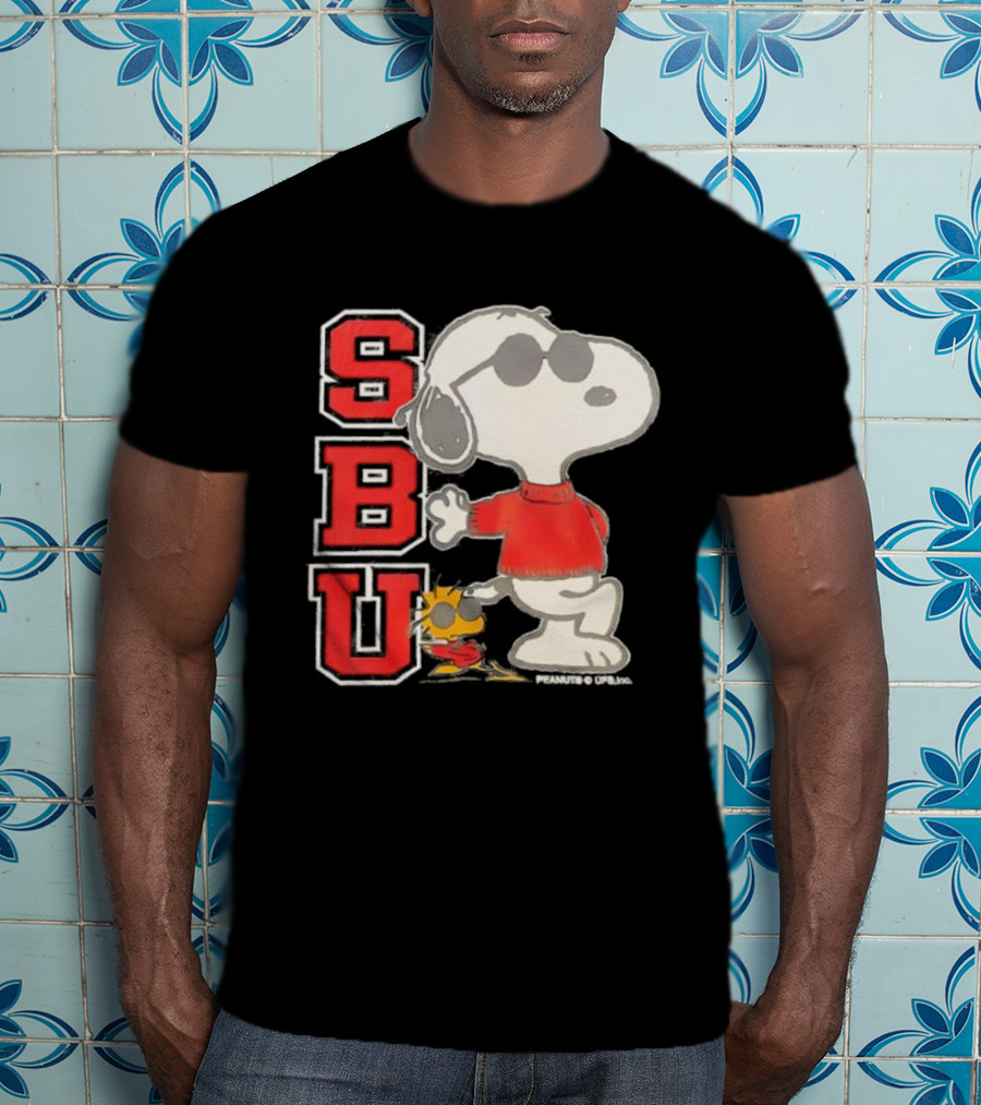 Snoopy Joe Cool SBU Peanuts Woodstock Vintage Retro Style T-Shirt