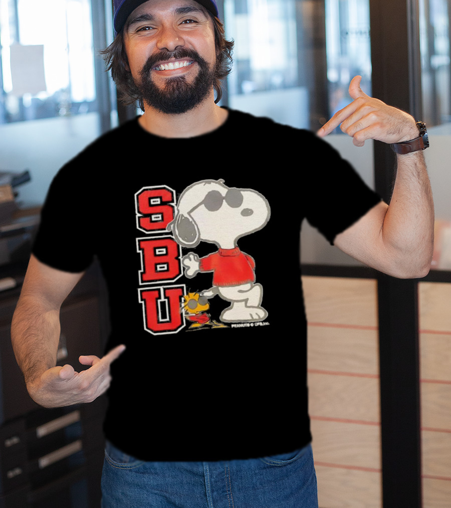 Snoopy Joe Cool SBU Peanuts Woodstock Vintage Retro Style T-Shirt