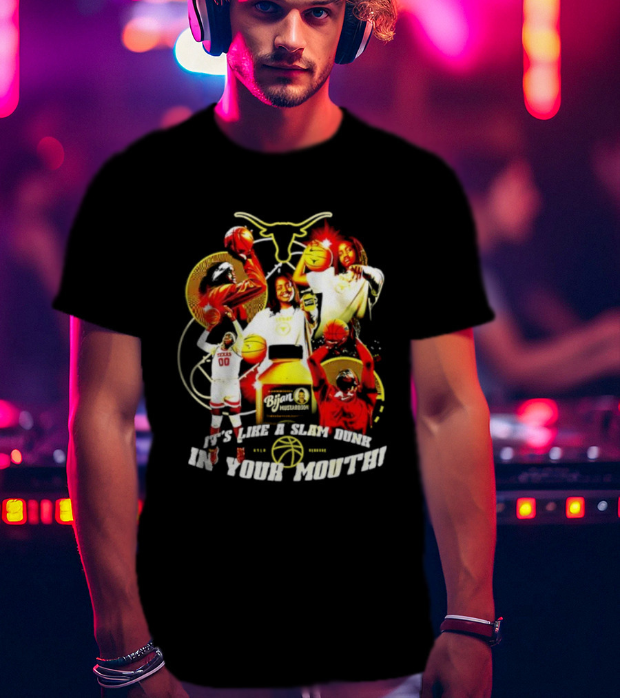 Kyla Oldacre Texas Women's Basketball Slam Dunk In Your Mouth With Longhorns Basketball Players T-Shirt