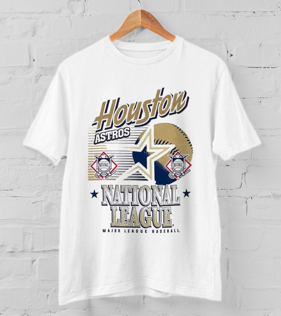 Houston Astros National League Major League Baseball Retro T-Shirt