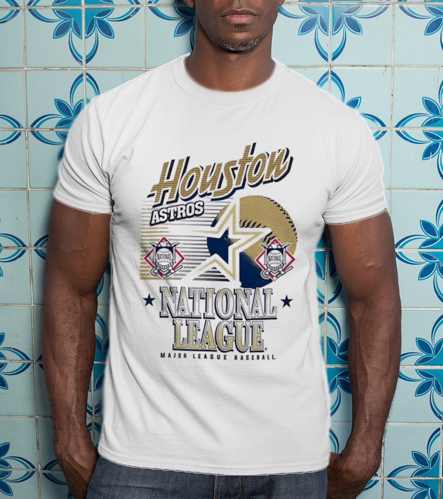 Houston Astros National League Major League Baseball Retro T-Shirt