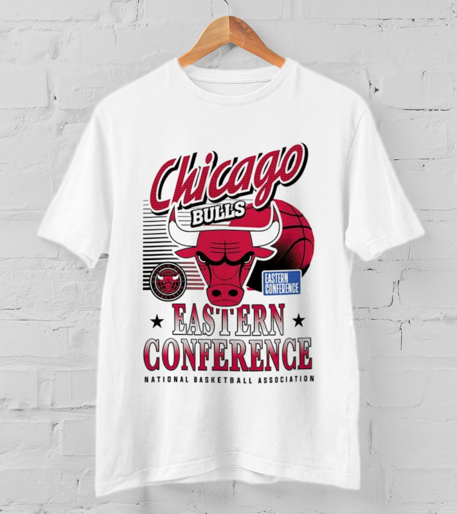 Chicago Bulls Eastern Conference National Basketball Association Ball T-Shirt