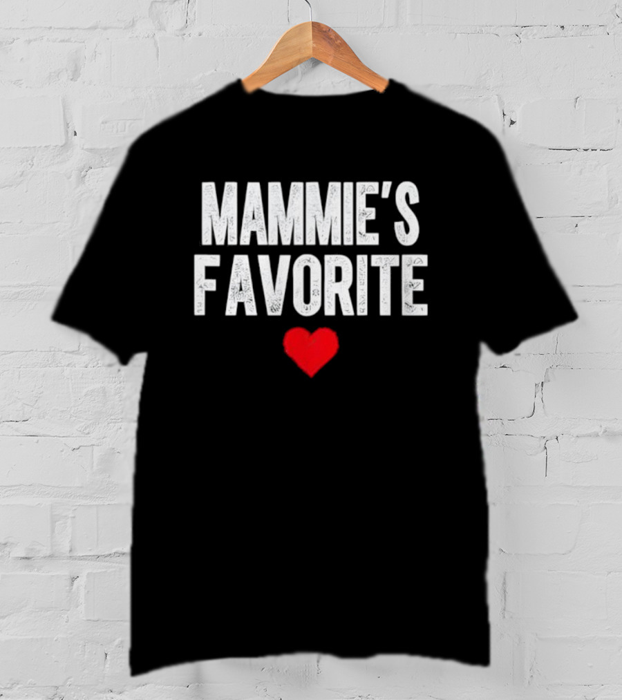 Mammie's Favorite Heart Mother's Day Grandchild T-Shirt