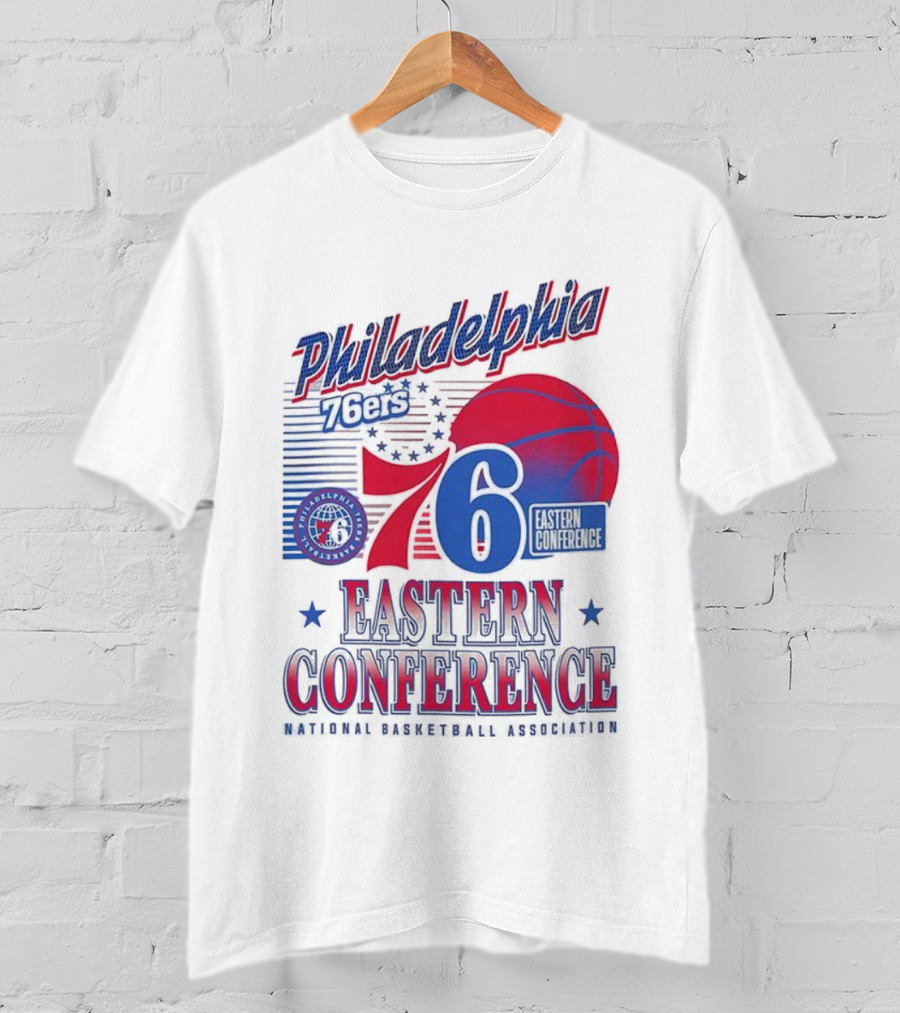 Philadelphia 76ers 6 Eastern Conference NBA Basketball T-Shirt