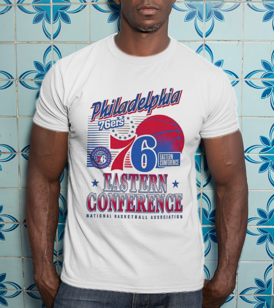 Philadelphia 76ers 6 Eastern Conference NBA Basketball T-Shirt