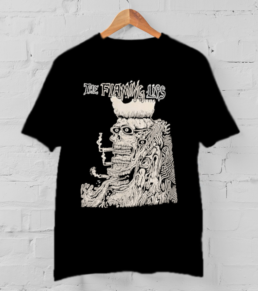 The Flaming Lips Fearless Freaks Smoking Monster Art T-Shirt