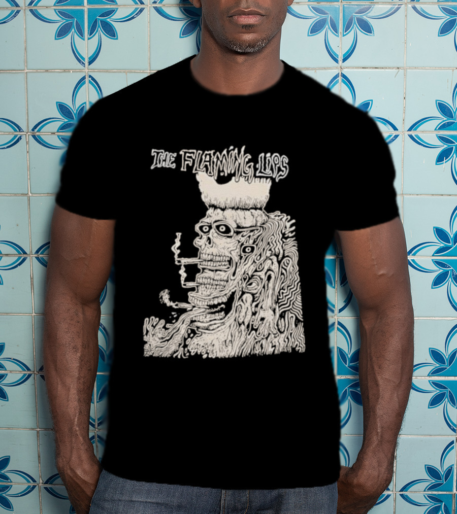 The Flaming Lips Fearless Freaks Smoking Monster Art T-Shirt