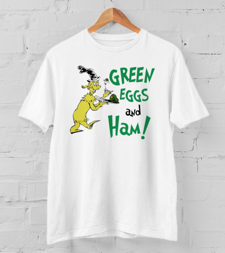 Dr Seuss Green Eggs And Ham Classic Character Sam I Am T-Shirt