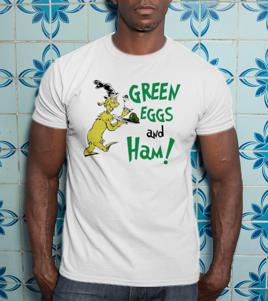 Dr Seuss Green Eggs And Ham Classic Character Sam I Am T-Shirt