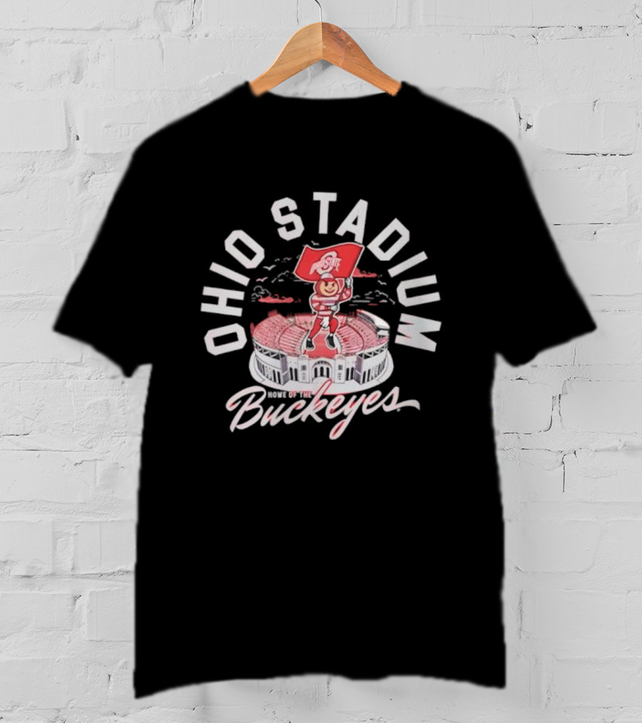 Ohio Stadium Buckeyes Flag Ohio State T-Shirt