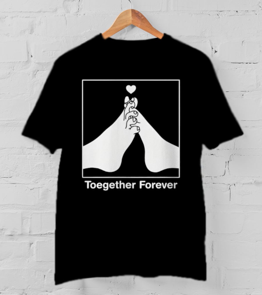 Toegether Forever Feet Heart Connection T-Shirt