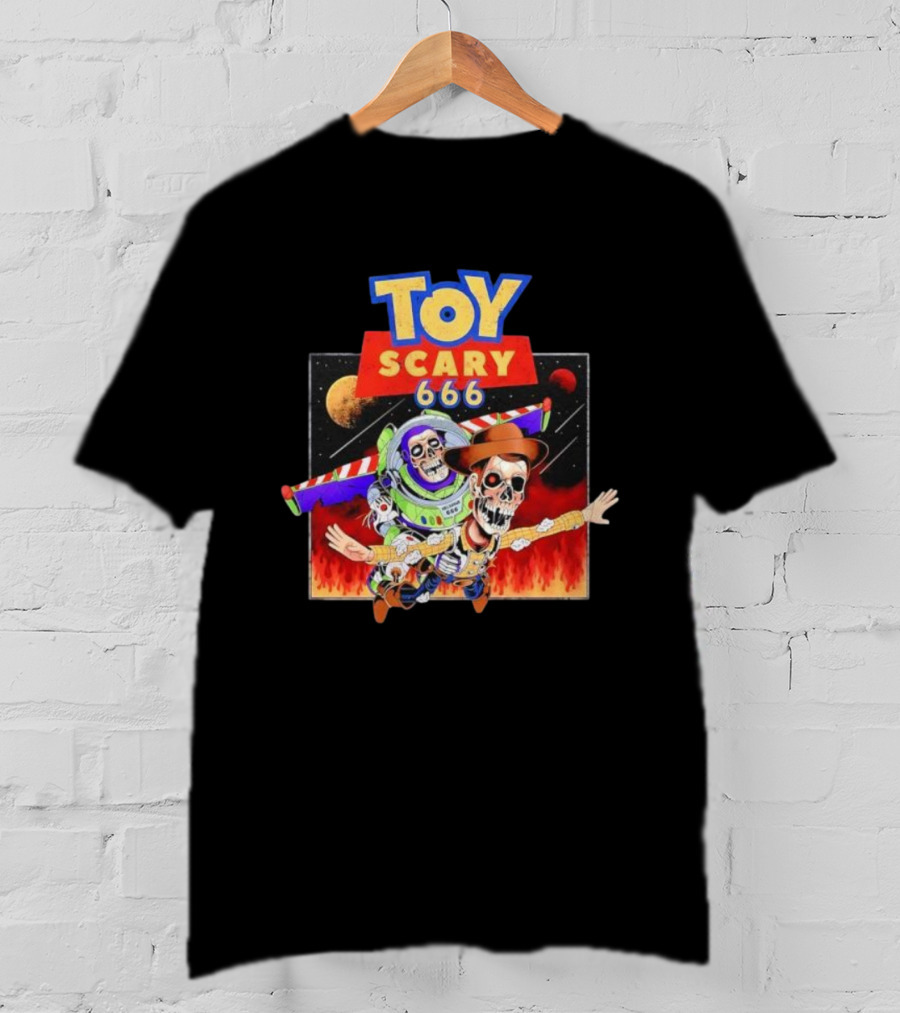 Toy Scary 666 Buzz Woody Skeleton Space Adventure T-Shirt