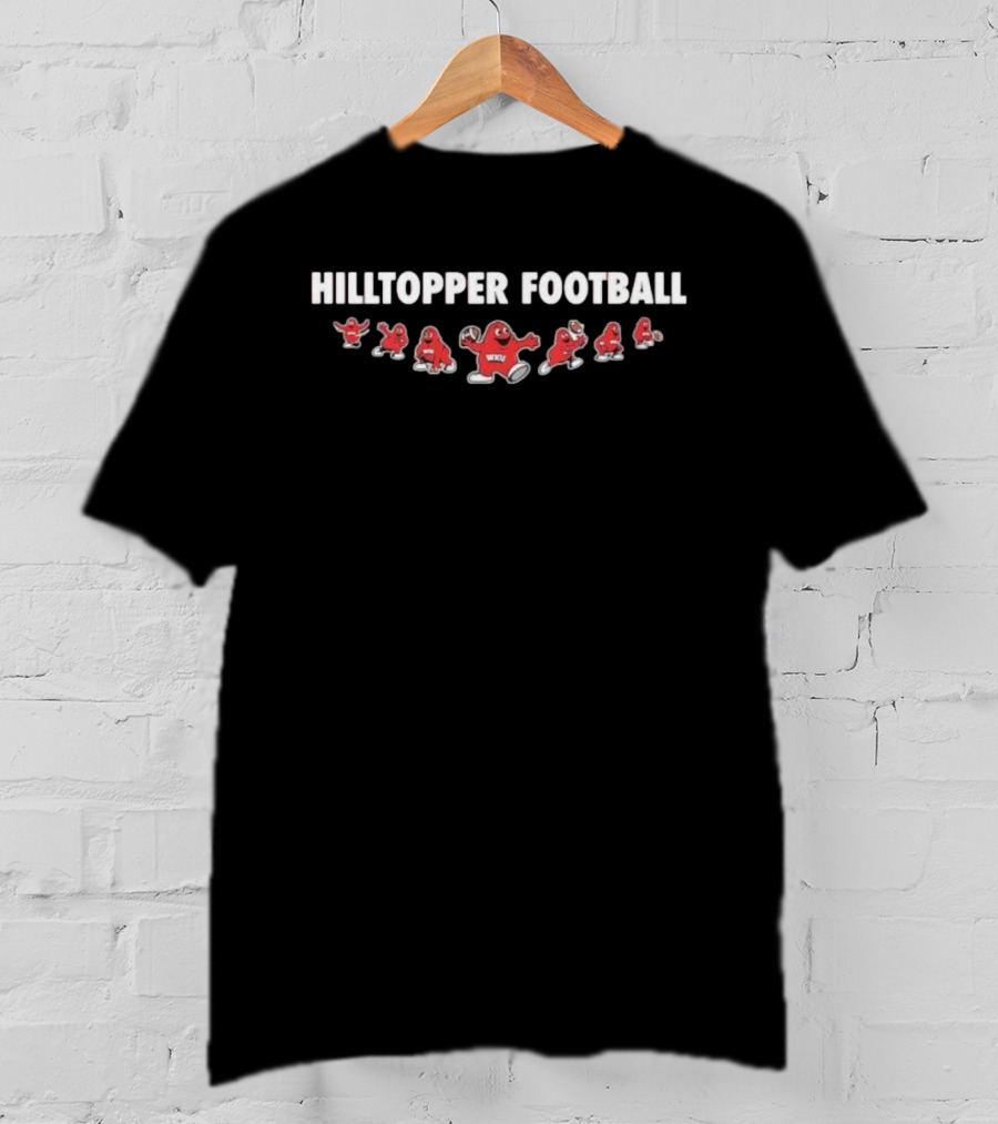 Western Kentucky University WKU Big Red Mascot Hilltopper Football T-Shirt