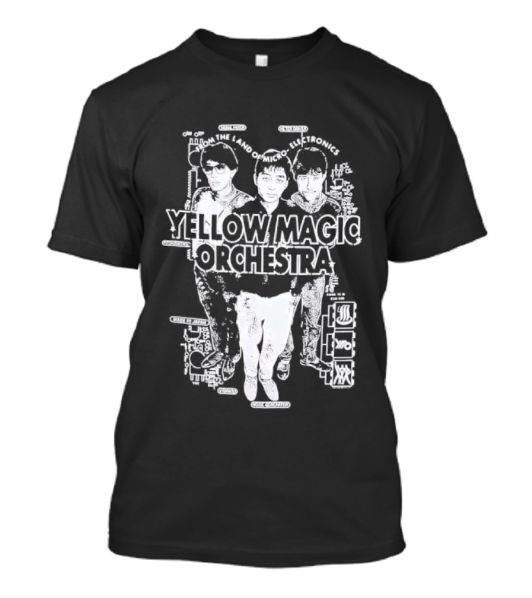 Yellow Magic Orchestra Japanese Electronic Music Band Trio T-Shirt