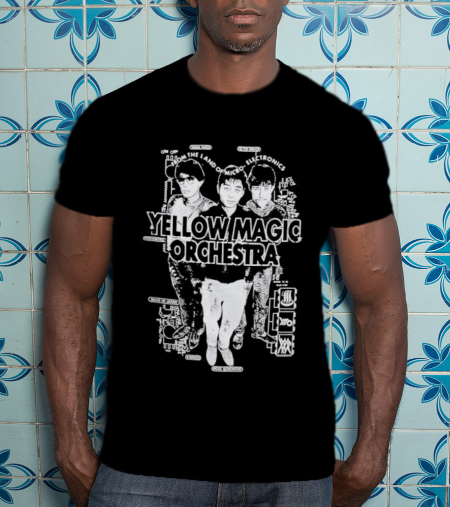 Yellow Magic Orchestra Japanese Electronic Music Band Trio T-Shirt