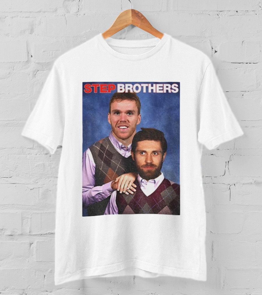 Connor McDavid Leon Draisaitl Step Brothers Funny Meme T-Shirt