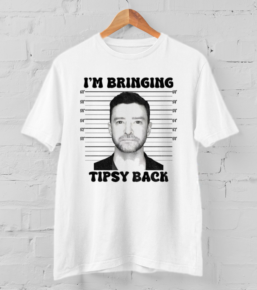 I'm Bringing Tipsy Back Shot Free Justin Vintage T-Shirt