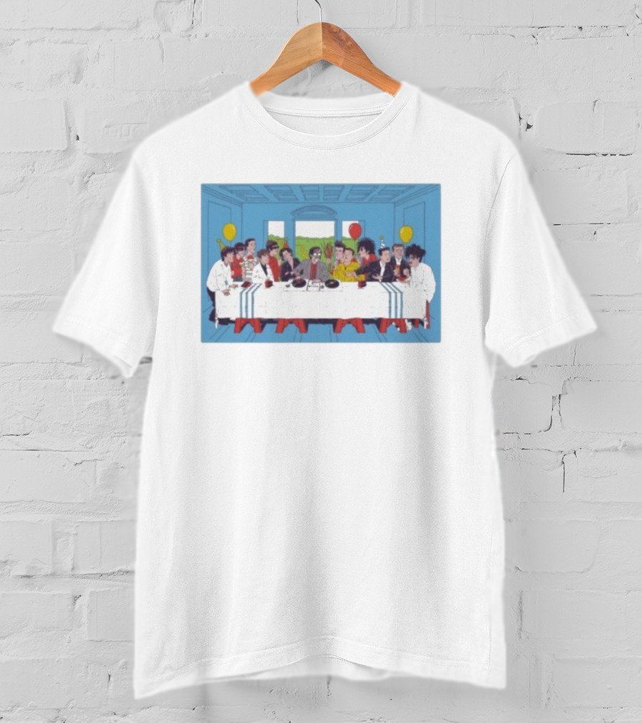 Lukey McGarry Britpop Icons Last Supper Assembly T-Shirt