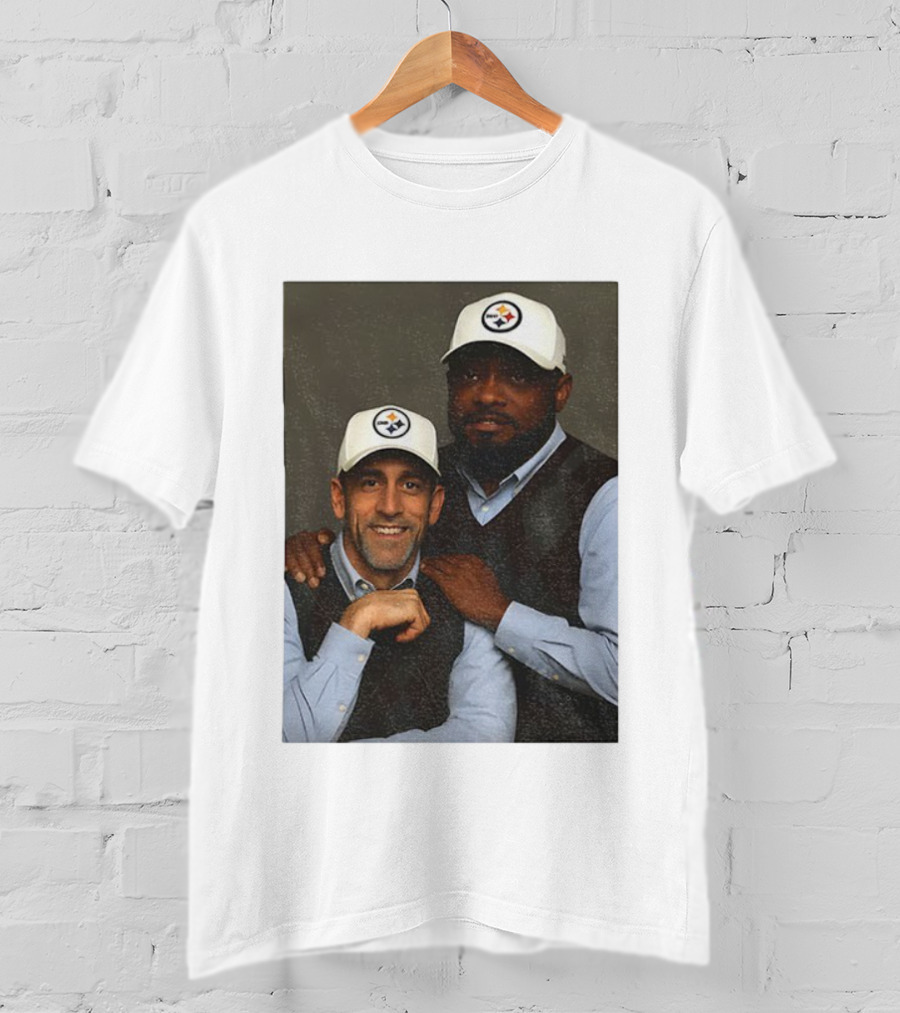 Mike Tomlin Aaron Rodgers Pittsburgh Steelers Step Brothers NFL Comedy Crossover T-Shirt