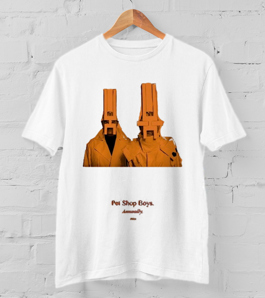 Pet Shop Boys Annually 2024 Orange Costume Duo T-Shirt