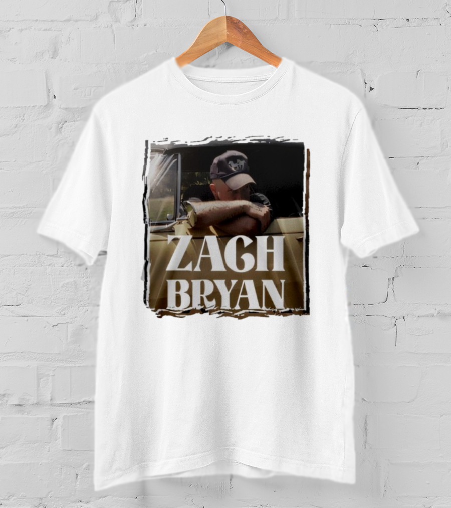 Zach Bryan With Heaven On Tour 2025 Country Folk Music Concert Truck Art T-Shirt