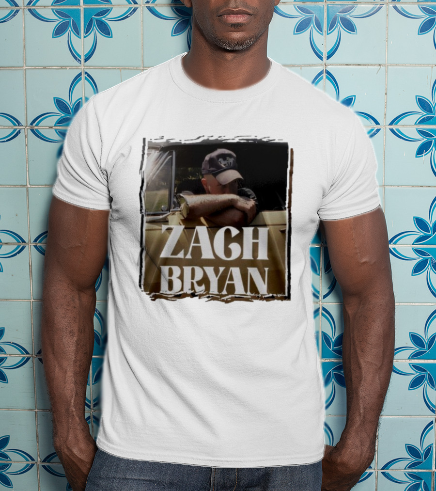 Zach Bryan With Heaven On Tour 2025 Country Folk Music Concert Truck Art T-Shirt