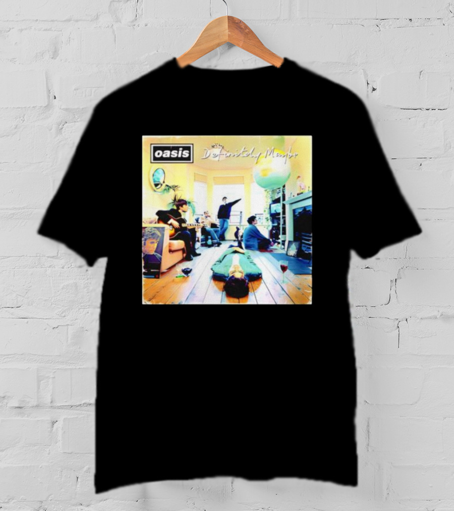 Definitely Maybe Oasis Vintage Album Cover T-Shirt