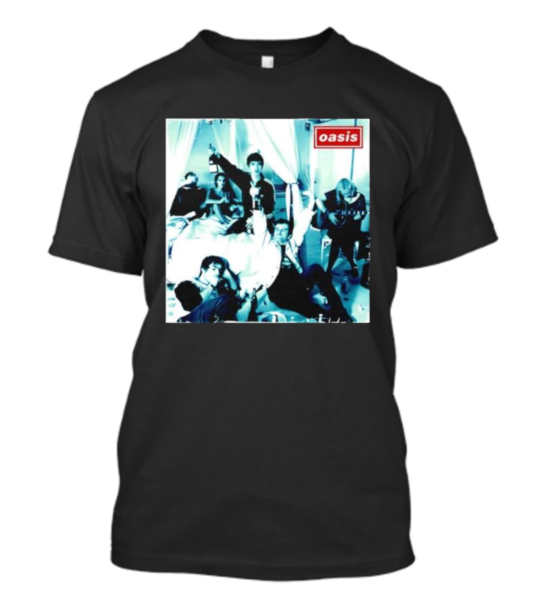 Oasis Cigarettes & Alcohol Vintage Band Photo Iconic Music Style T-Shirt