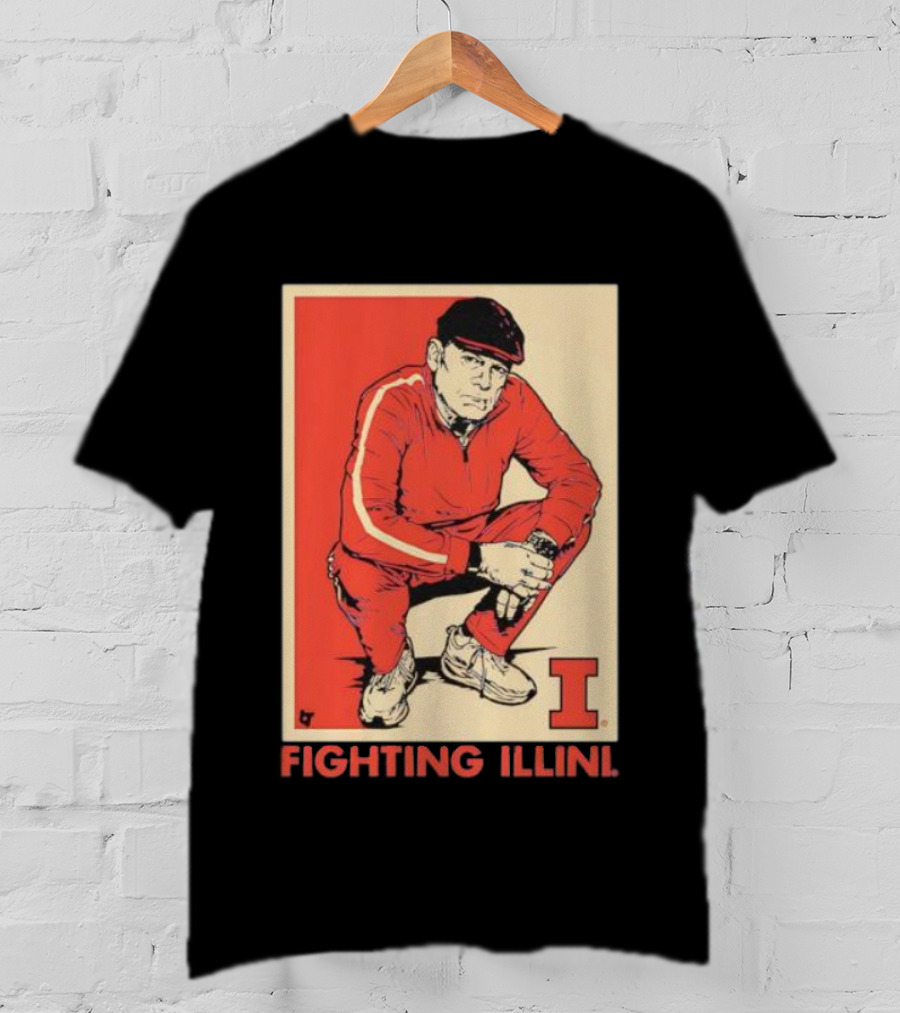 Fighting Illini Track Suit Illinois Basketball Coach Underwood T-Shirt