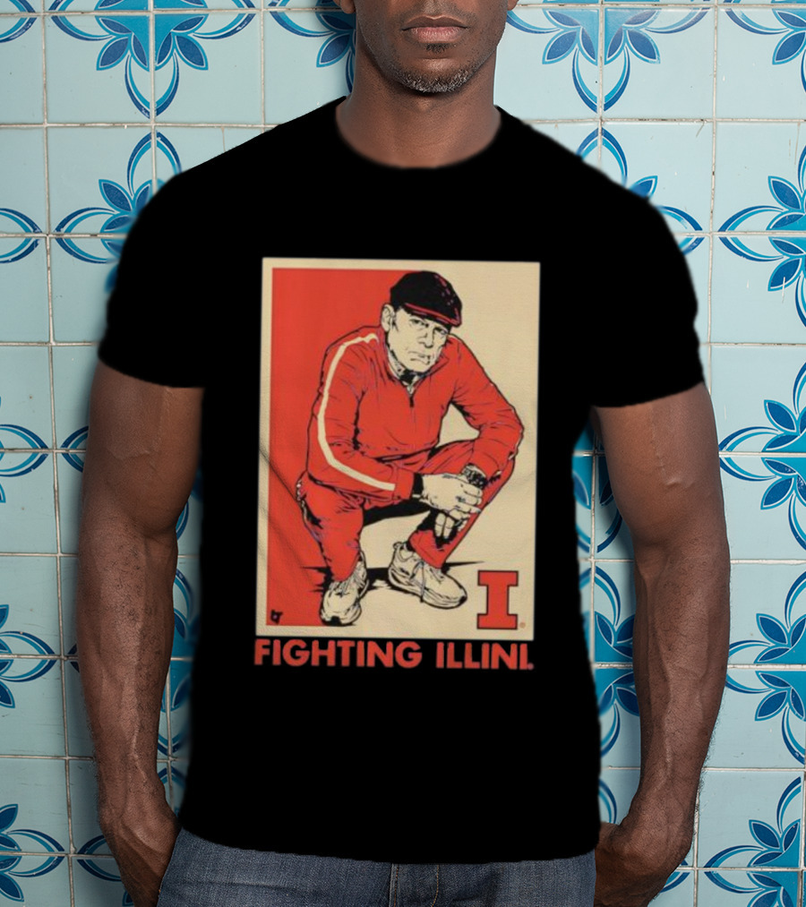 Fighting Illini Track Suit Illinois Basketball Coach Underwood T-Shirt