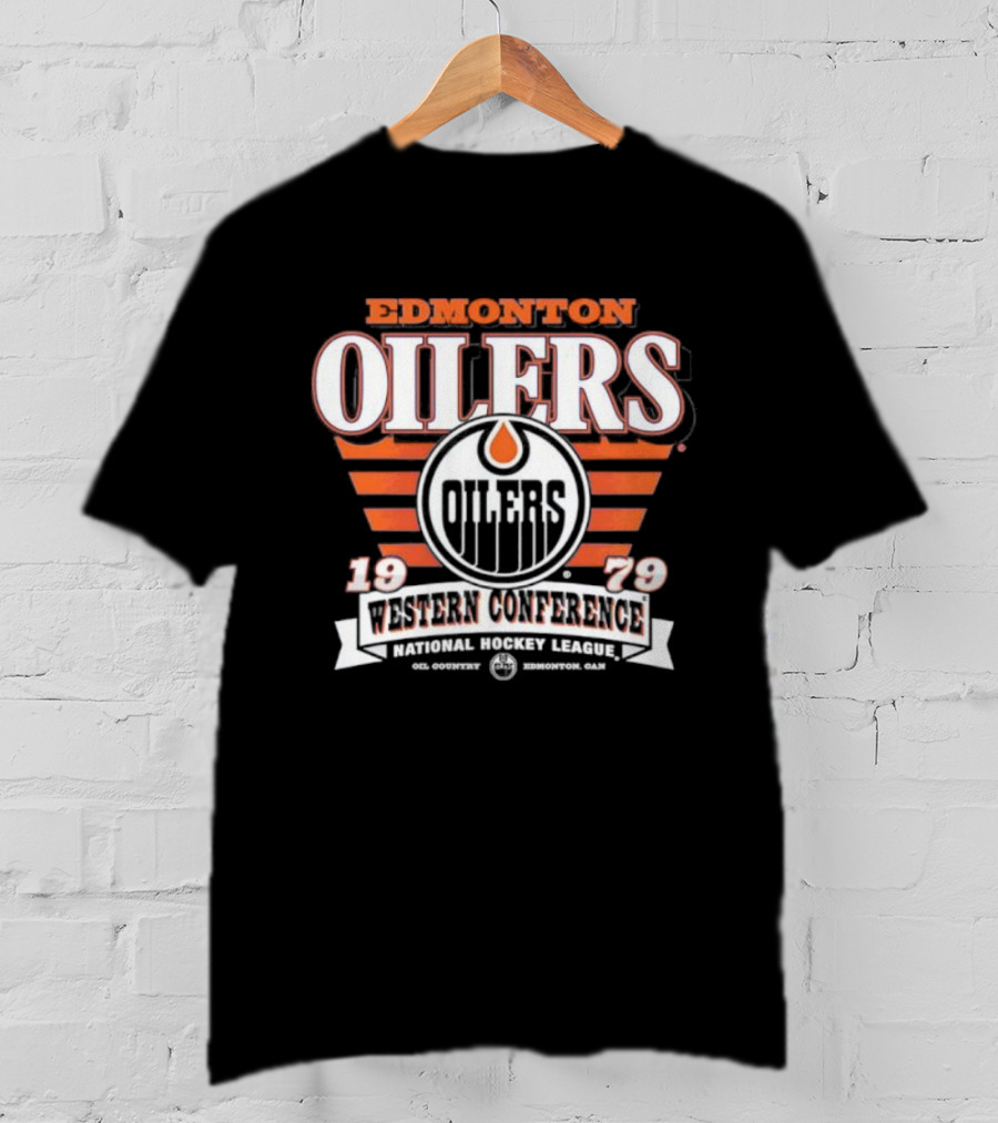 Edmonton Oilers Western Conference National Hockey League 1979 T-Shirt