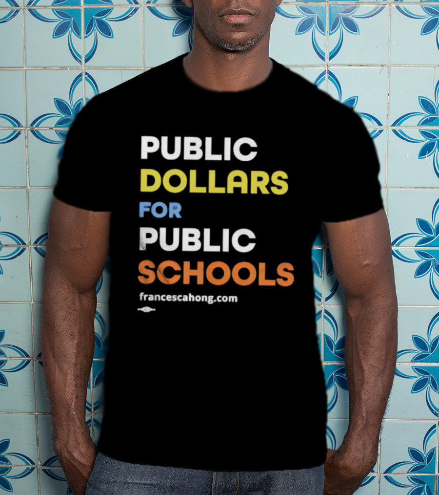 Public Dollars For Public Schools Francesca Hong Vintage T-Shirt