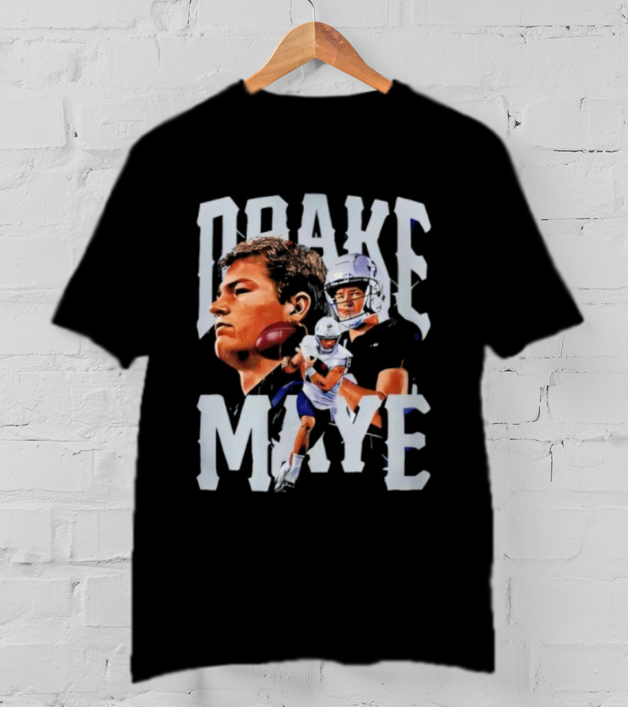 Drake Maye New England Patriots Football T-Shirt