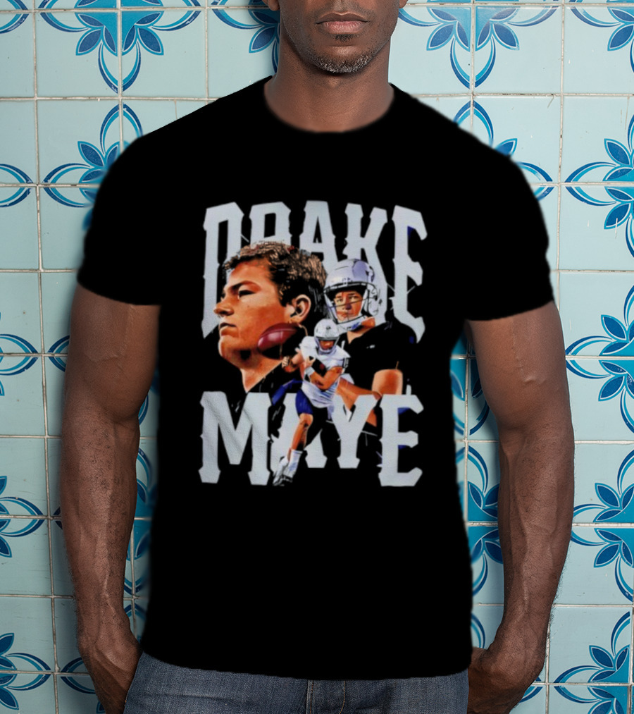 Drake Maye New England Patriots Football T-Shirt