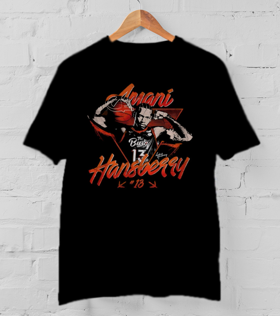 Amani Hansberry Virginia Tech Hokies Basketball 13 Vintage Retro Sports Graphic T-Shirt