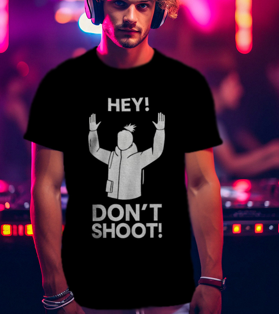 ARC Raiders Hey Don't Shoot Hands Up Gesture T-Shirt