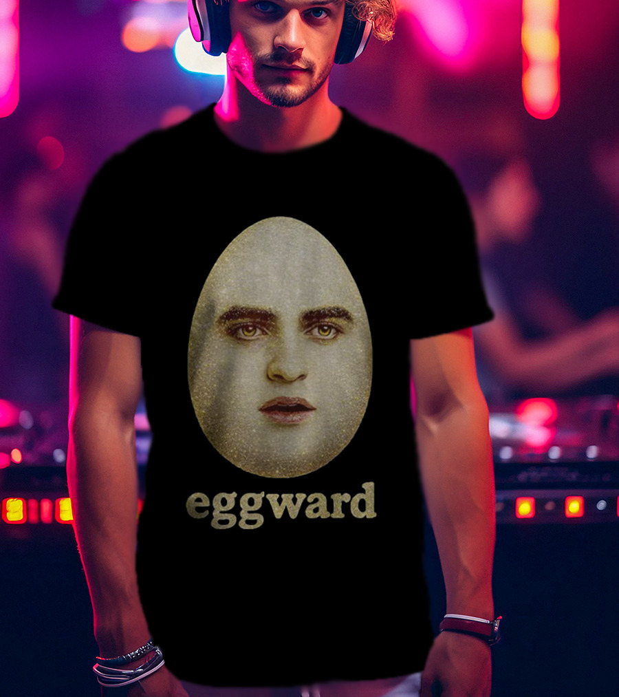 Edward Cullen Eggward Funny Meme Twilight Face Humor T-Shirt
