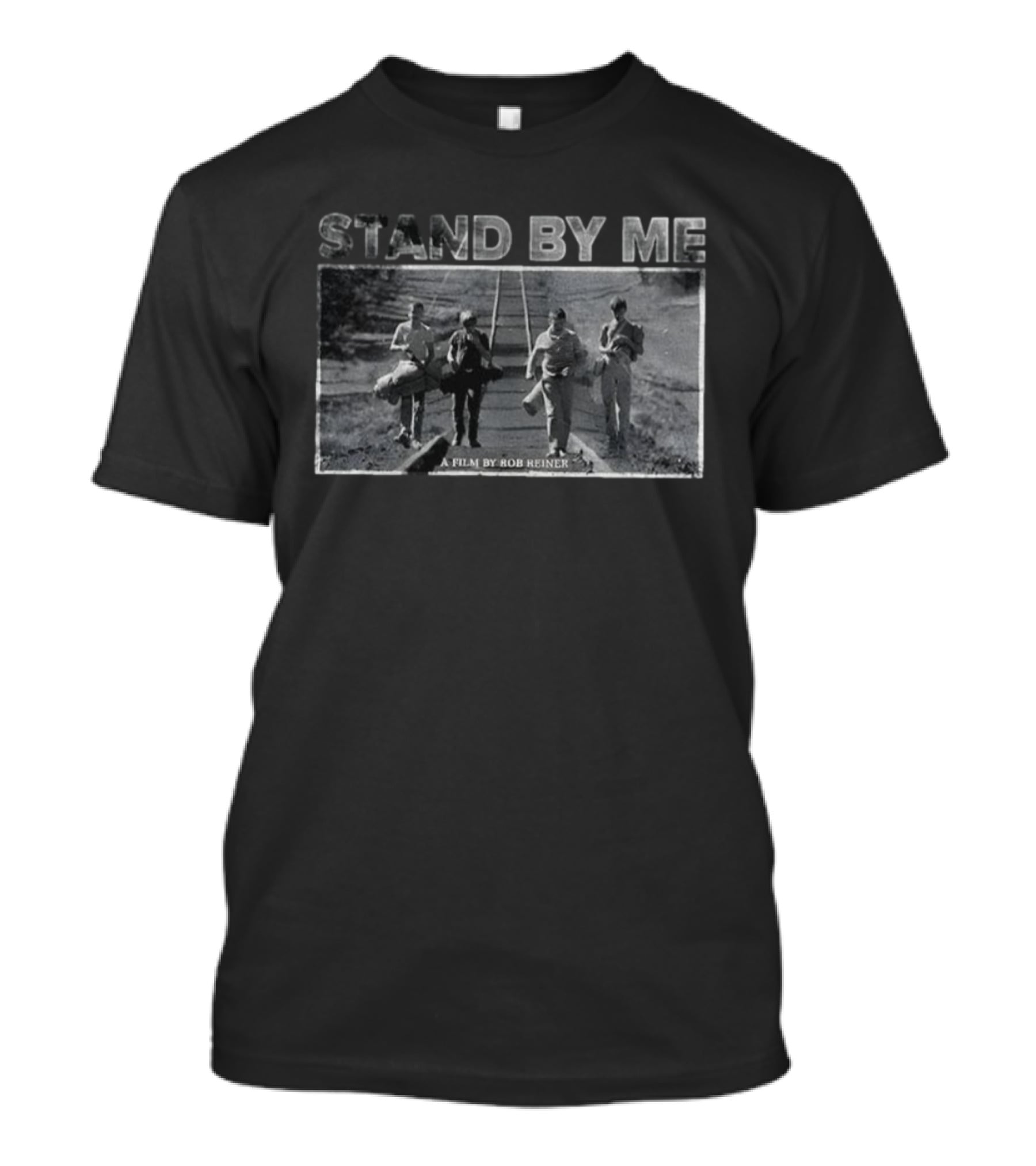 Stand By Me A Film By Rob Reiner Vintage Railroad Scene T-Shirt