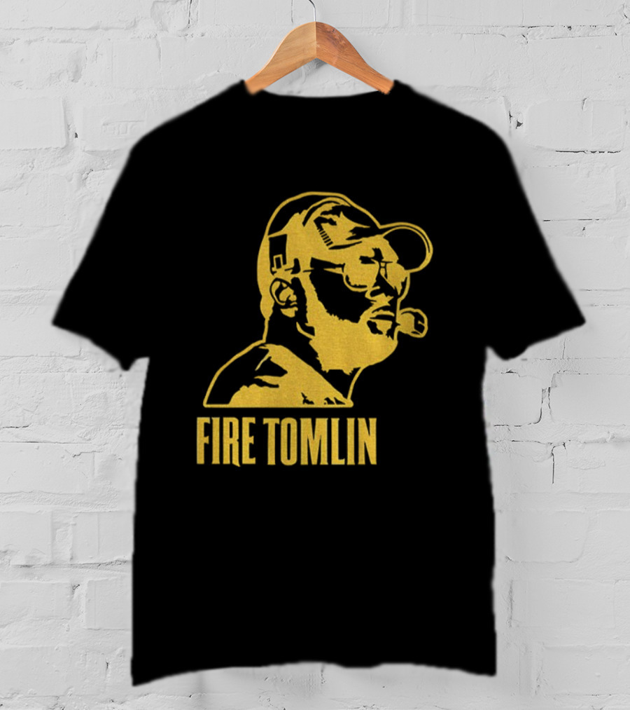 Mike Tomlin Fire Steelers Sketch Football NFL Coach T-Shirt
