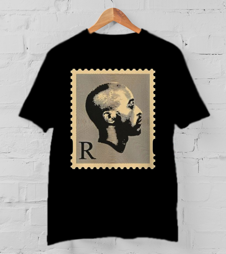 Rakim R Stamp Hip-Hop Retro Portrait Design T-Shirt