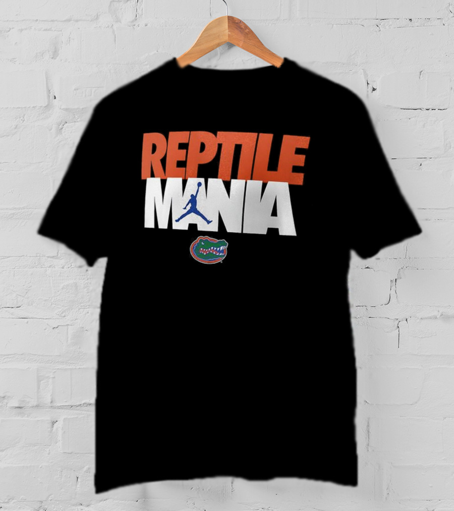 Florida Gators Reptile Mania Basketball Jump Sports Fans T-Shirt