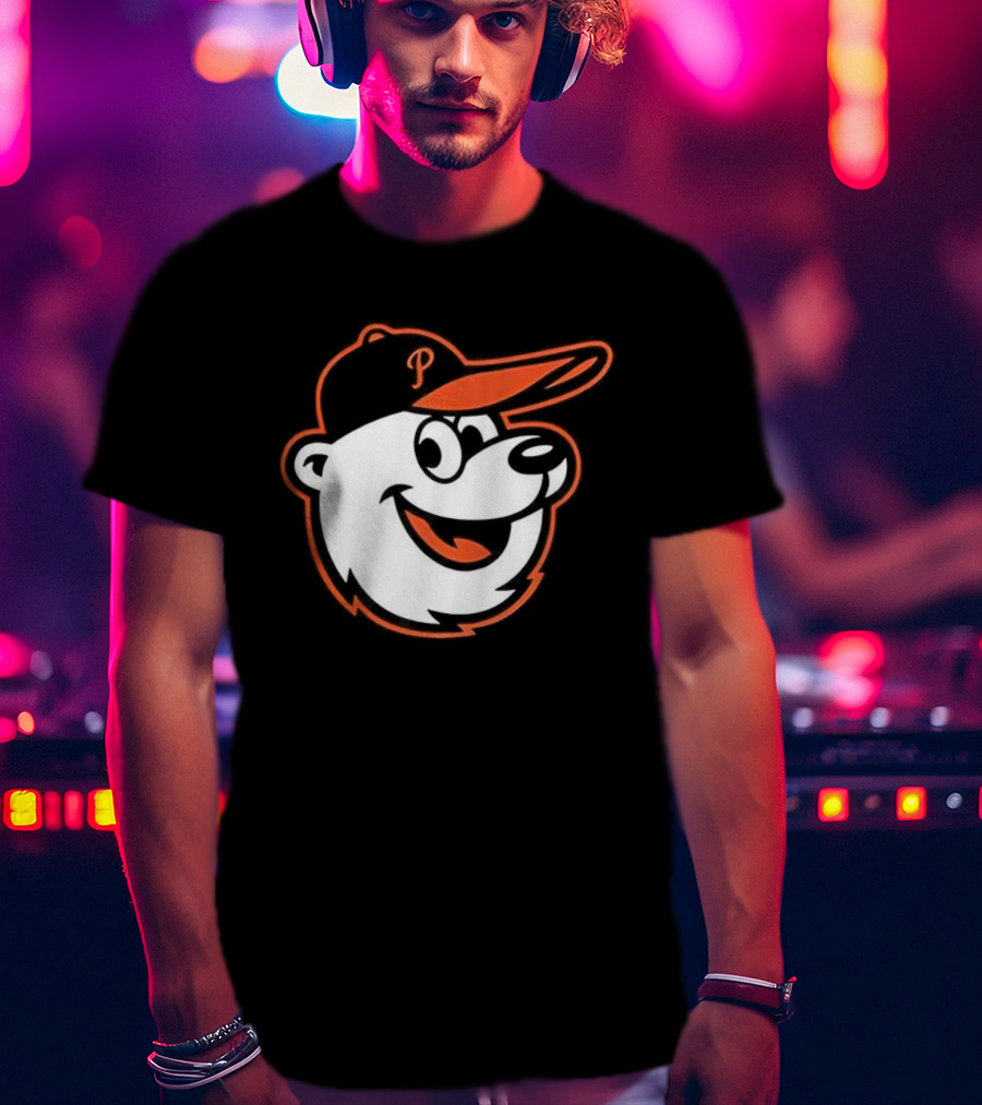 Baltimore Orioles Polar Bear Cap Iconic Sports Fan Favorite T-Shirt