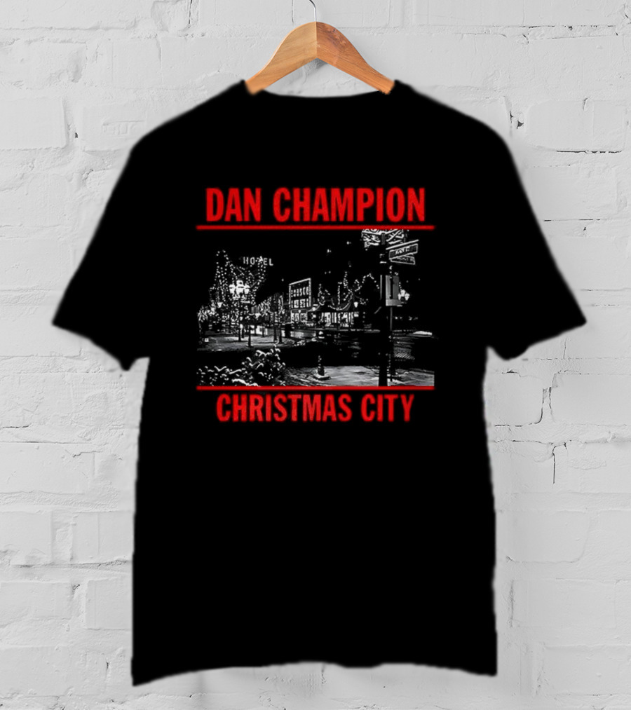 Dan Champion Christmas City Iconic Festive Scene T-Shirt