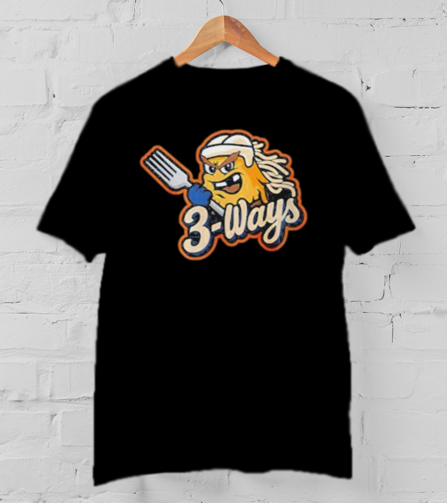Cincinnati Cyclones 3 Ways Mascot Fork Design T-Shirt