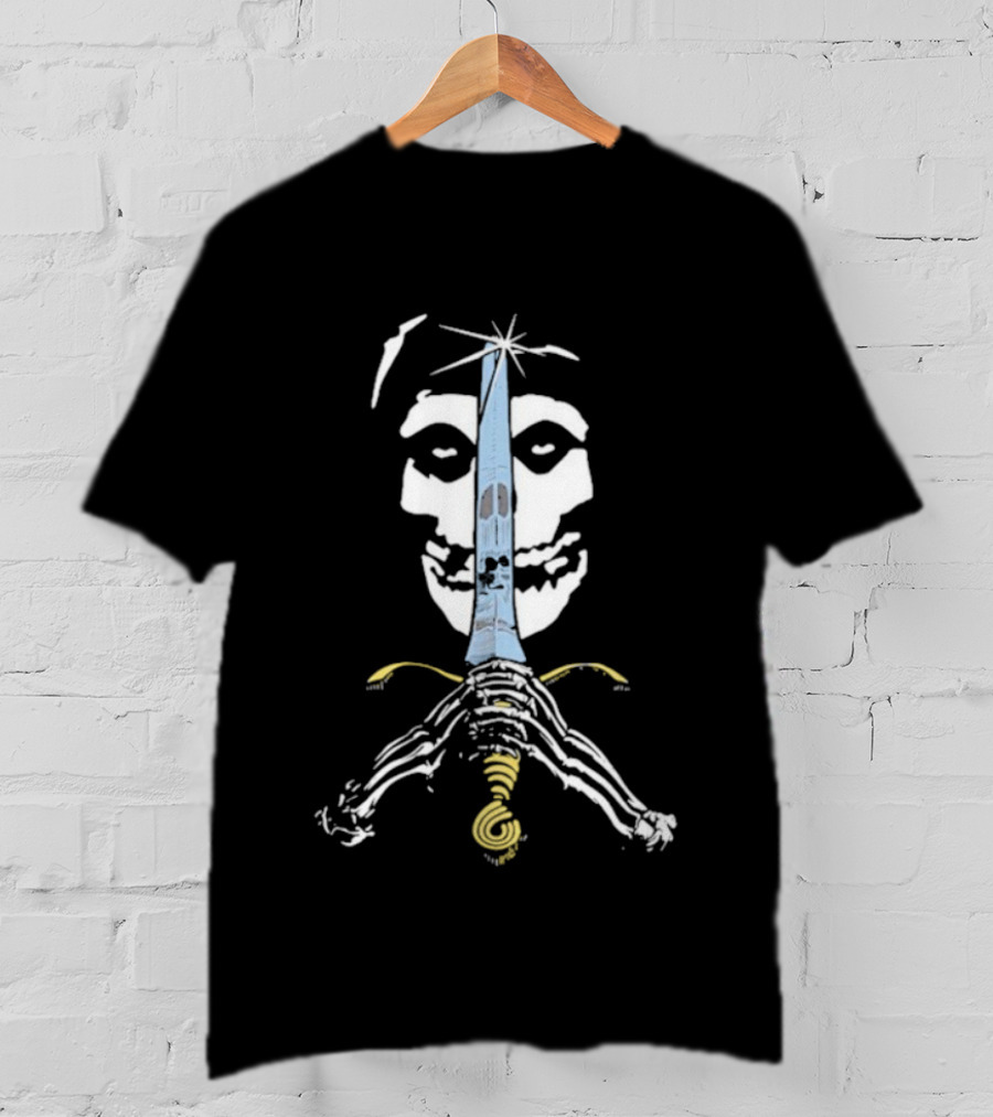 Misfits Lost & Found Sword Skull Iconic Punk Symbol T-Shirt