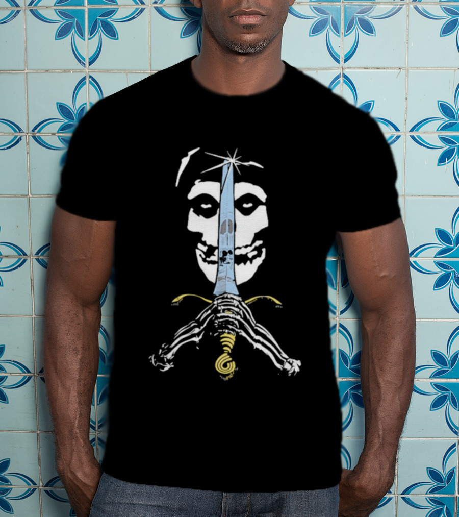 Misfits Lost & Found Sword Skull Iconic Punk Symbol T-Shirt
