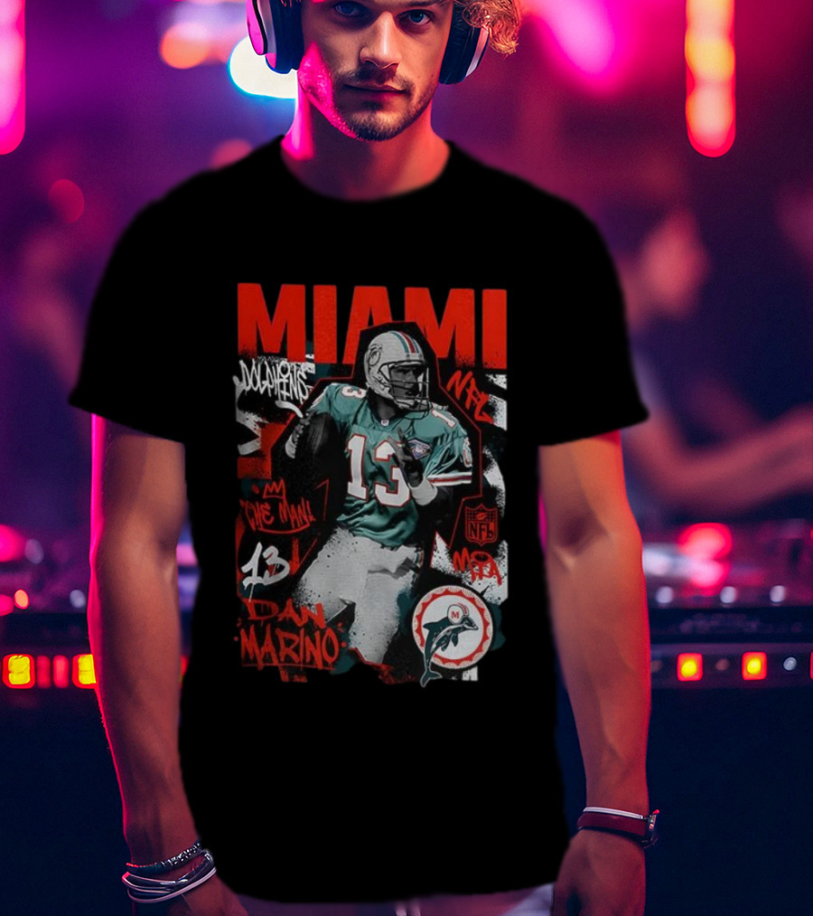 Miami Dolphins NFL Dan Marino The Man 13 T-Shirt