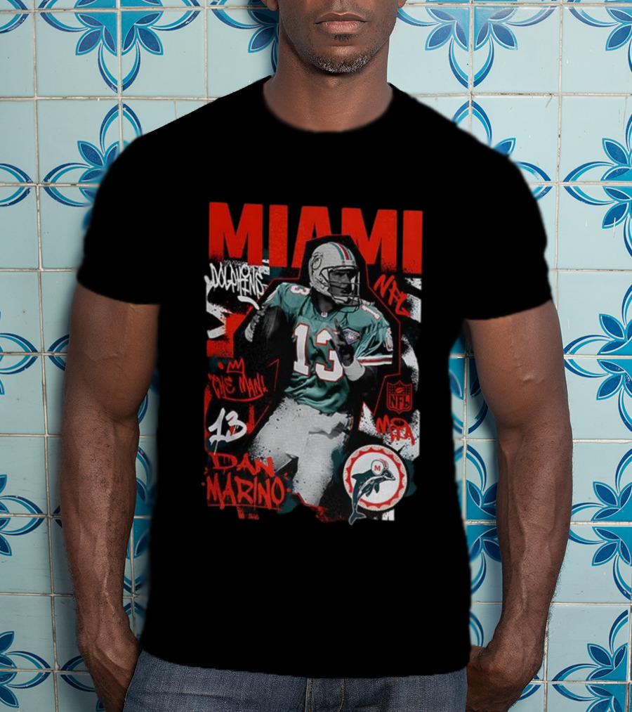 Miami Dolphins NFL Dan Marino The Man 13 T-Shirt